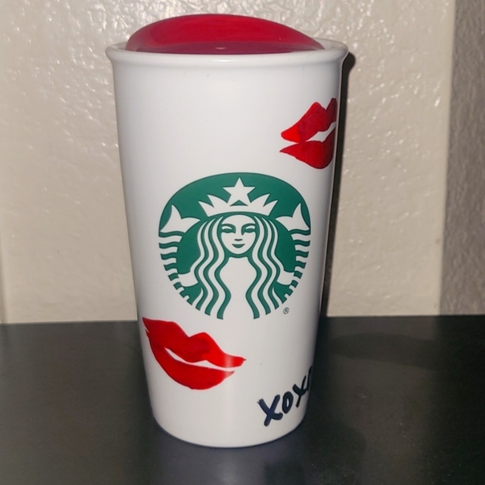 Starbucks 2015 ceramic tumbler.